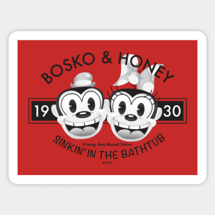 Bosko & Honey (no white outline) Sticker